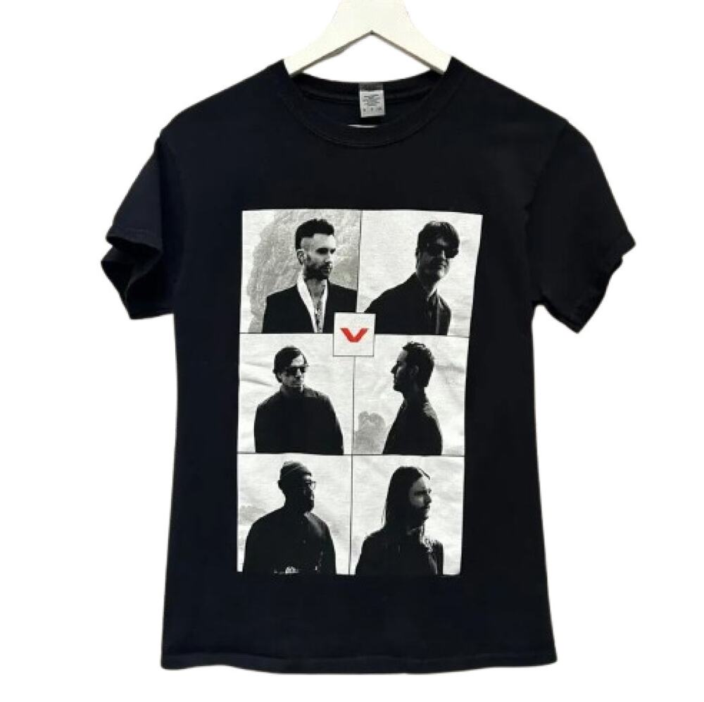 Maroon 5 Tour 2021 Black Graphic T-Shirt Size S